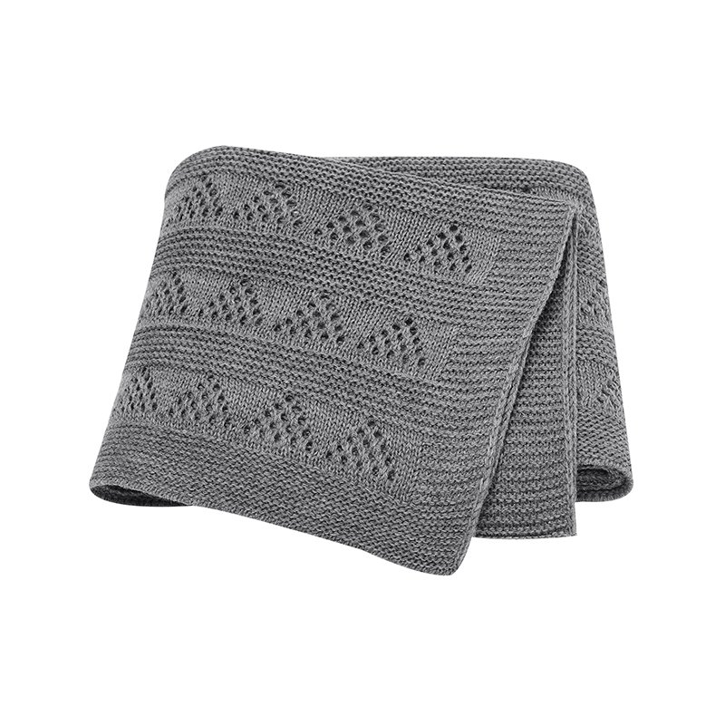 Knit Blanket Infant 100% Cotton Soft Mimixiong