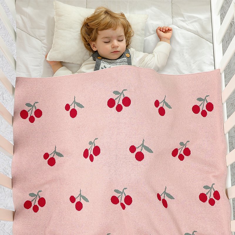 Baby Blankets Knitted Babi Stroller Swaddle Wrap Mimixiong