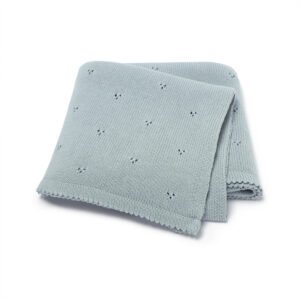 Cotton Blankets Knitted Baby Swaddle Wrap Mimixiong