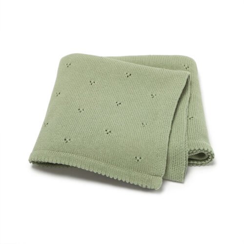 Cotton Blankets Knitted Baby Swaddle Wrap Mimixiong