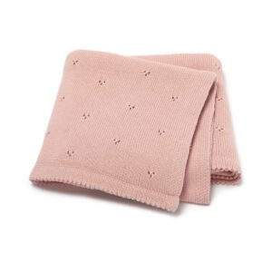 Cotton Blankets Knitted Baby Swaddle Wrap Mimixiong