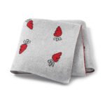 Jacquard Carrot Baby Cotton  Blanket Wraps Mimixiong