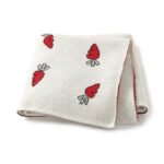 Jacquard Carrot Baby Cotton  Blanket Wraps Mimixiong