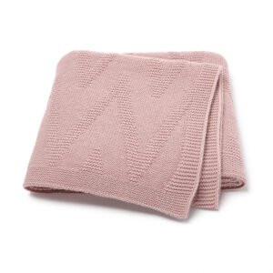 Knitted Newborn Stroller Wrap Swaddle Blankets Mimixiong