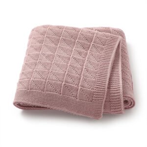 Wholesale Mimixiong Super Soft Baby Blanket Solid Color Knitted Baby Stroller Covers New Born Gift