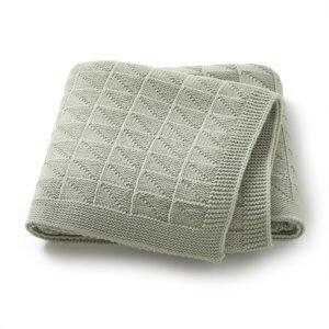 Wholesale Mimixiong Super Soft Baby Blanket Solid Color Knitted Baby Stroller Covers New Born Gift
