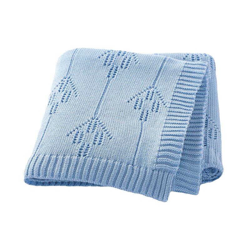 Solid Pure Cotton Babi Throw Blanket Low MOQ Custom Mimixiong