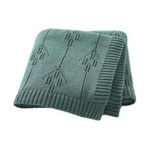 Solid Pure Cotton Babi Throw Blanket Low MOQ Custom Mimixiong