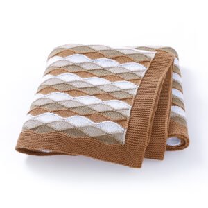 Baby Blanket Swaddle Colorful Strips Cheap Wholesale Mimixiong