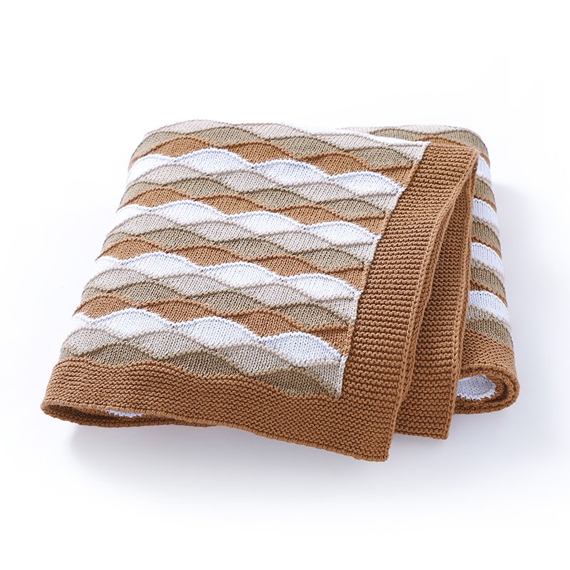 Baby Blanket Swaddle Colorful Strips Cheap Wholesale Mimixiong