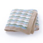 Baby Blanket Swaddle Colorful Strips Cheap Wholesale Mimixiong