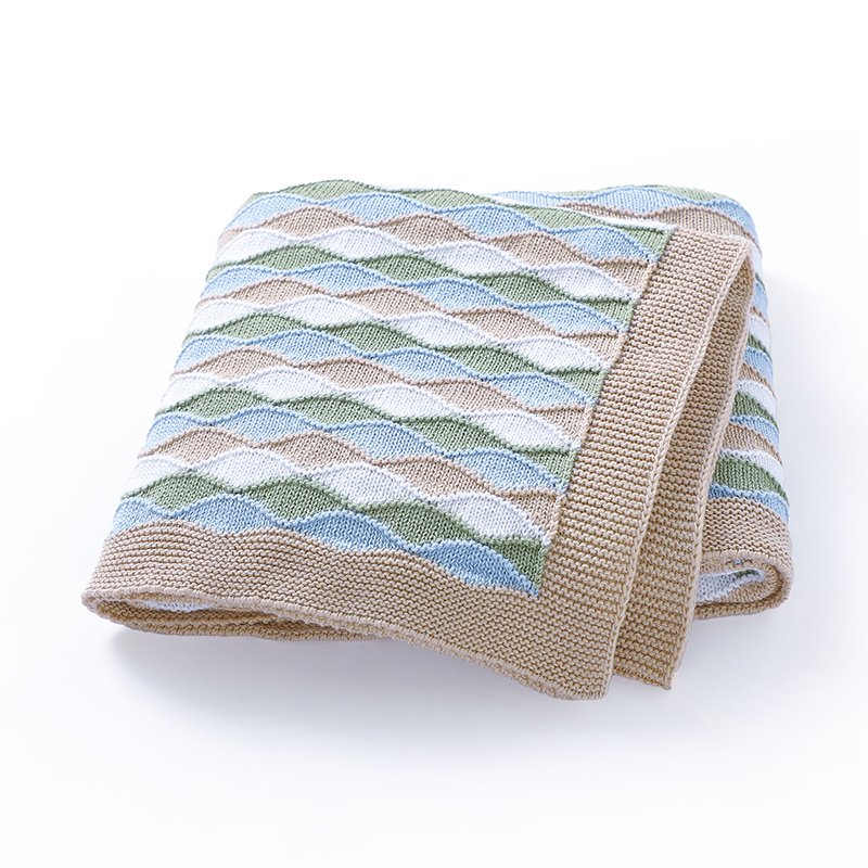 Baby Blanket Swaddle Colorful Strips Cheap Wholesale Mimixiong