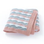 Baby Blanket Swaddle Colorful Strips Cheap Wholesale Mimixiong