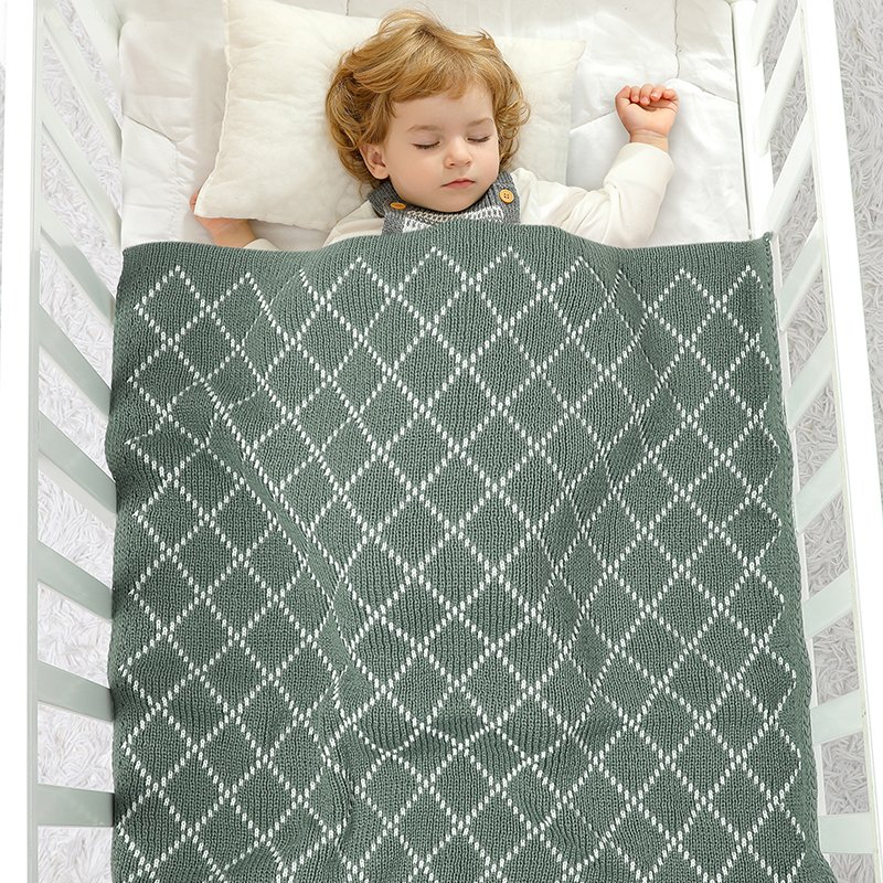 Wholesale 70*90 cm Soft Baby Knitted Blanket Mimixiong