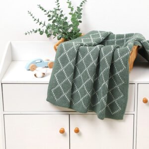Wholesale 70*90 cm Soft Baby Knitted Blanket Mimixiong