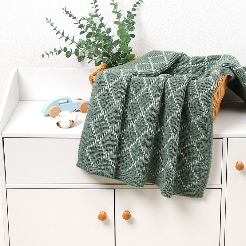 Wholesale 70*90 cm Soft Baby Knitted Blanket Mimixiong