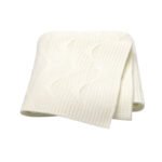 Knit Stroller Solid Yarn Swaddle Towel Blanket Mimixiong