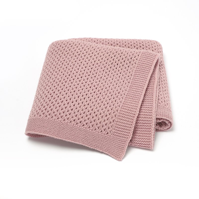 Solid Hollow Summer Bedding Cover Breathable Blanket Mimixiong