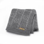 Hot Solid Color Knitted Baby Blanket Mimixiong