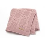 Hot Solid Color Knitted Baby Blanket Mimixiong