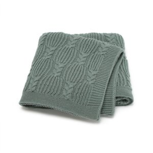 Luxury Custom Baby Wrap Knitted Blanket Mimixiong