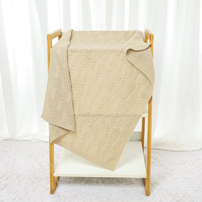 Luxury Custom Baby Wrap Knitted Blanket Mimixiong