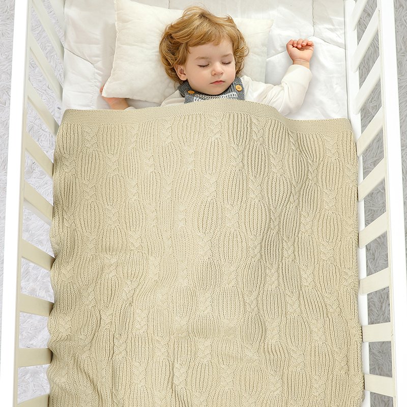 Luxury Custom Baby Wrap Knitted Blanket Mimixiong