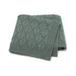 Cotton Plain Color Baby Knitted Swaddle Blanket Mimixiong
