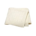 Cotton Plain Color Baby Knitted Swaddle Blanket Mimixiong