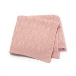 Cotton Plain Color Baby Knitted Swaddle Blanket Mimixiong