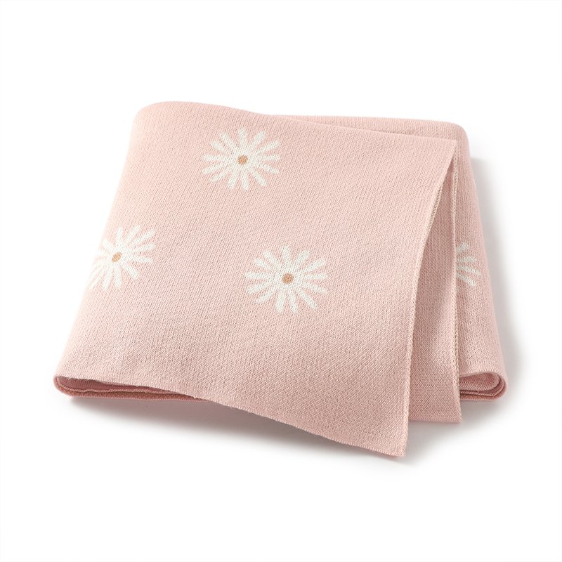 Baby Blanket Cotton Flower Patterned Blankets Mimixiong