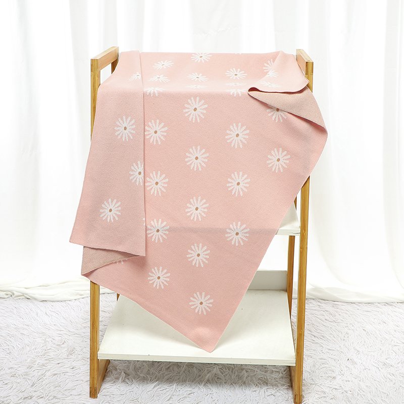 Baby Blanket Cotton Flower Patterned Blankets Mimixiong