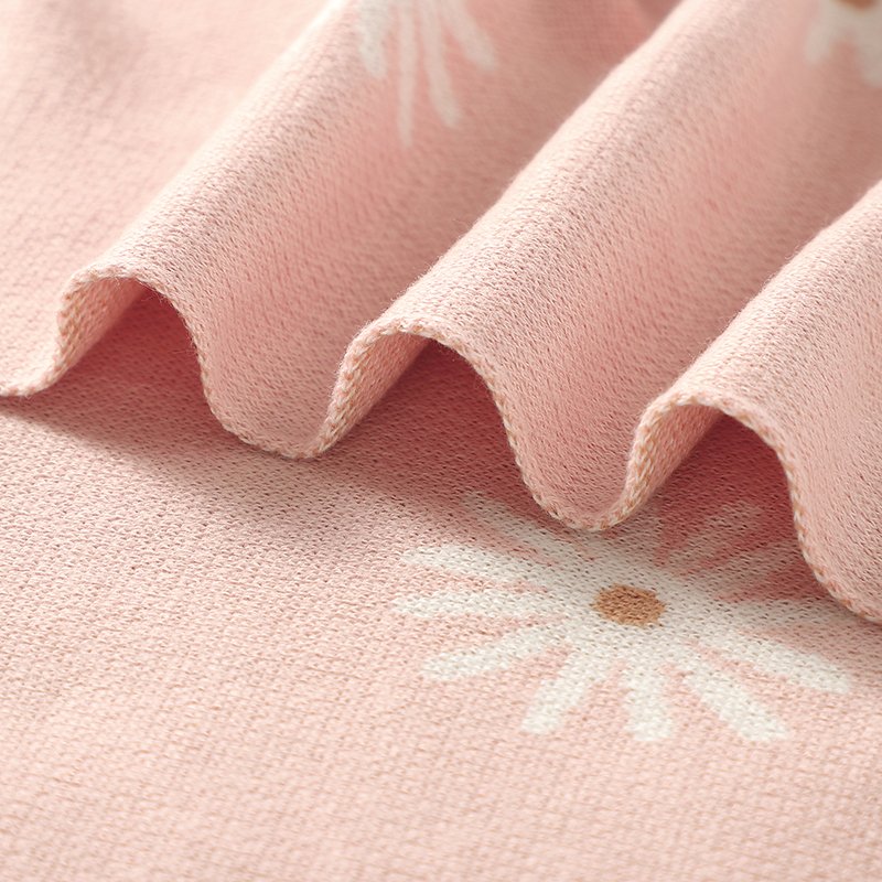 Baby Blanket Cotton Flower Patterned Blankets Mimixiong