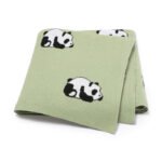 Cute Panda Animal Patterns Baby Shower Gift Blanket Mimixiong