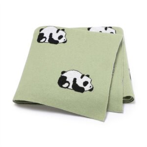 Cute Panda Animal Patterns Baby Shower Gift Blanket Mimixiong