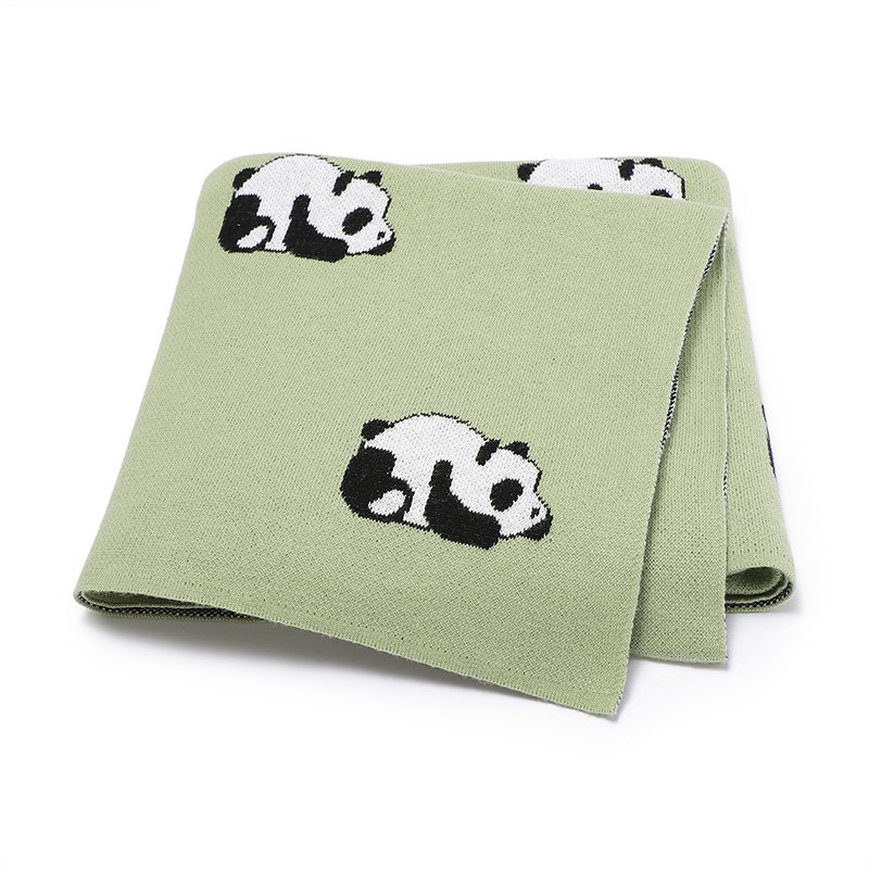 Cute Panda Animal Patterns Baby Shower Gift Blanket Mimixiong