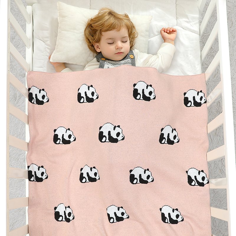 Cute Panda Animal Patterns Baby Shower Gift Blanket Mimixiong