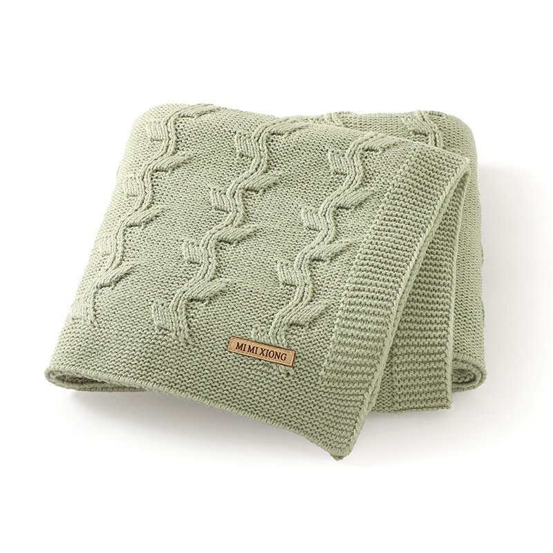 Baby Swaddle Skin-friendly Baby Knitted Blankets Mimixiong