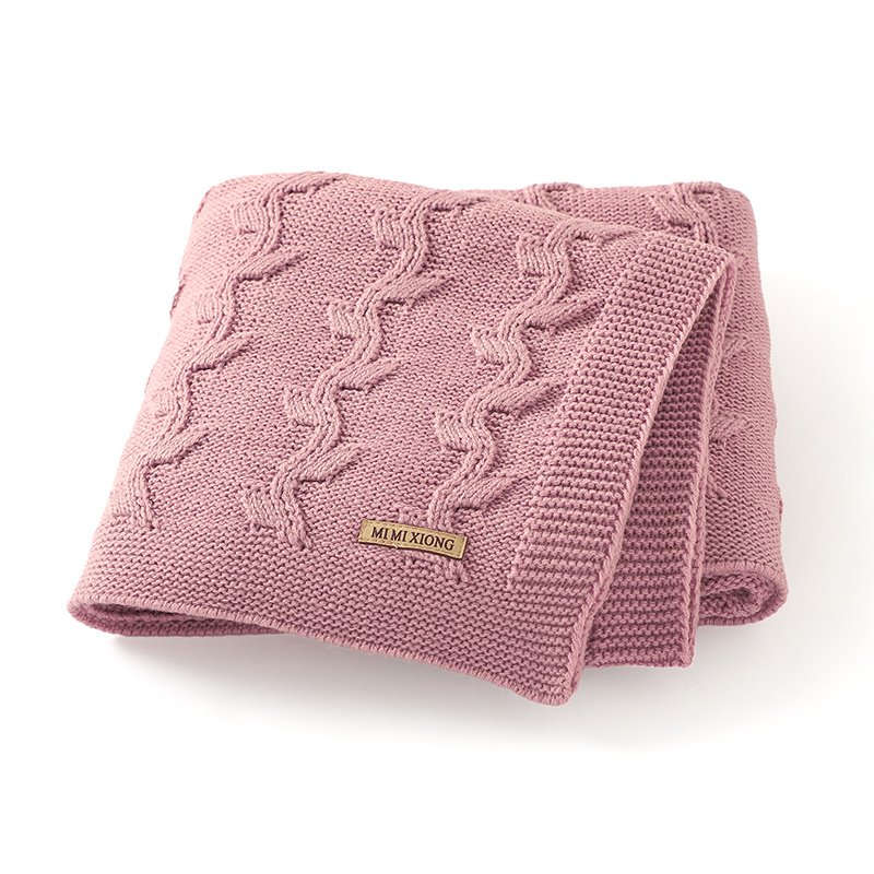 Baby Swaddle Skin-friendly Baby Knitted Blankets Mimixiong
