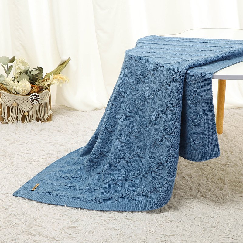 Baby Swaddle Skin-friendly Baby Knitted Blankets Mimixiong