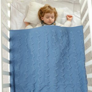 Baby Swaddle Skin-friendly Baby Knitted Blankets Mimixiong