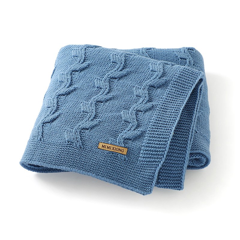 Baby Swaddle Skin-friendly Baby Knitted Blankets Mimixiong