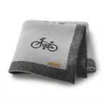 Bicycle Print Baby Soft Baby Swaddle Muslin Blankets Mimixiong