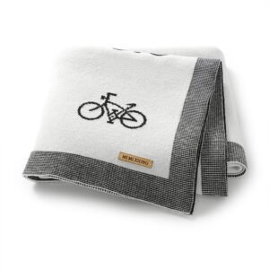 Bicycle Print Baby Soft Baby Swaddle Muslin Blankets Mimixiong