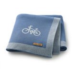 Bicycle Print Baby Soft Baby Swaddle Muslin Blankets Mimixiong