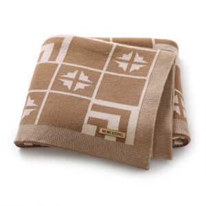 New Material Customizable Knitted Baby Blanket Mimixiong
