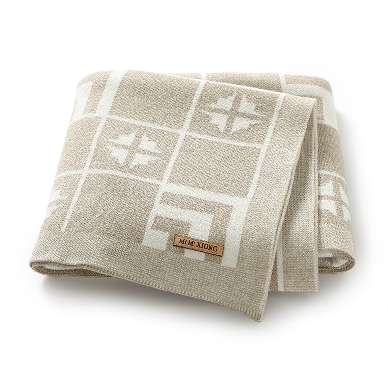 New Material Customizable Knitted Baby Blanket Mimixiong