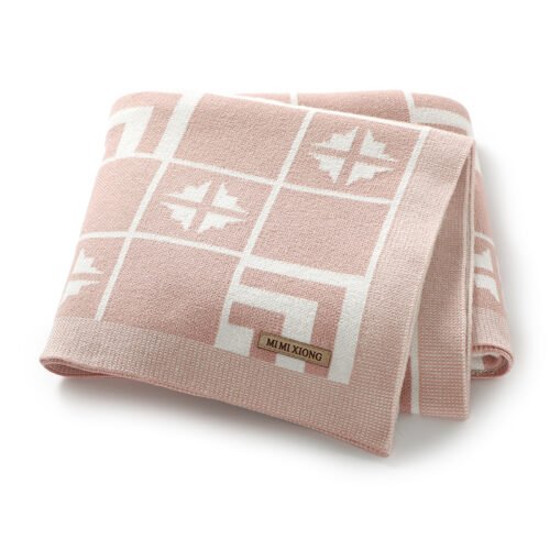New Material Customizable Knitted Baby Blanket Mimixiong