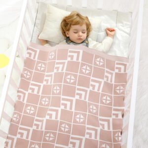 New Material Customizable Knitted Baby Blanket Mimixiong