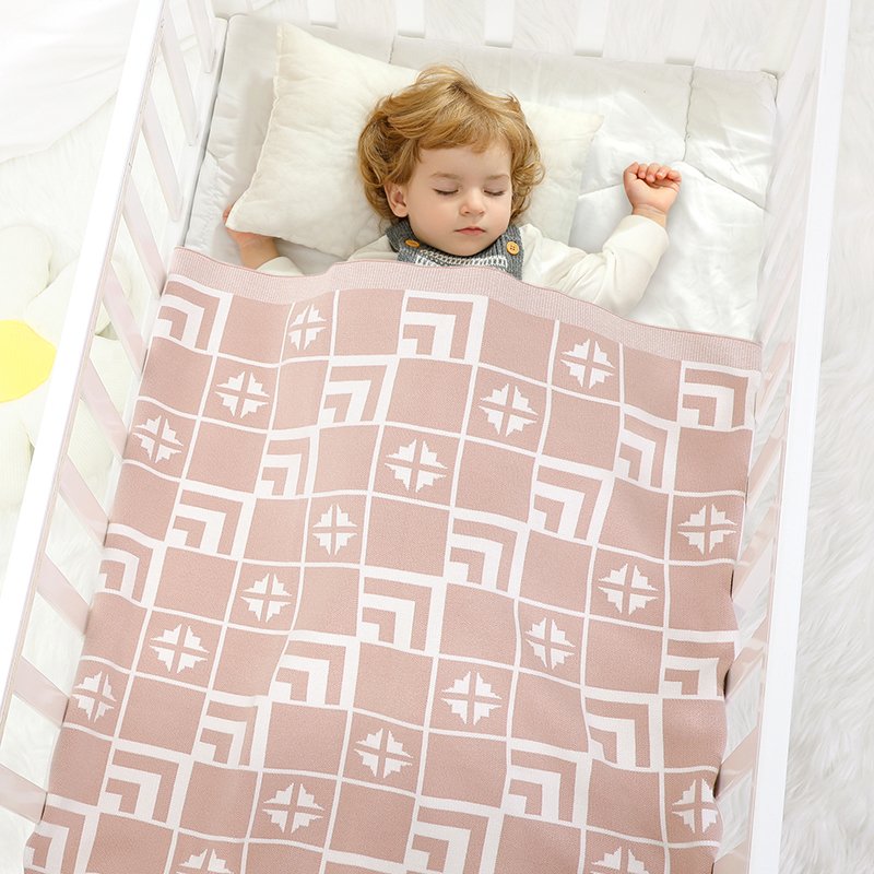 New Material Customizable Knitted Baby Blanket Mimixiong